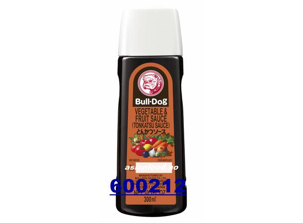BULL DOG Tonkatsu sauce (Veg & fruit) Tuong uop Nhat 30x300ml  JP