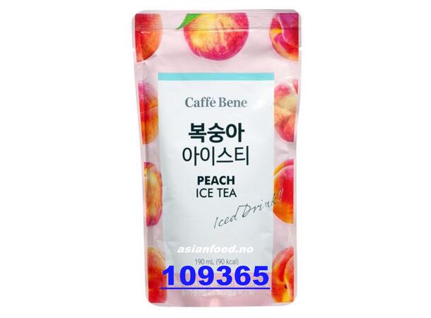 CAFFEBENE Peach Ice tea 5x(10x190ml) Tra Dao Korea  KR