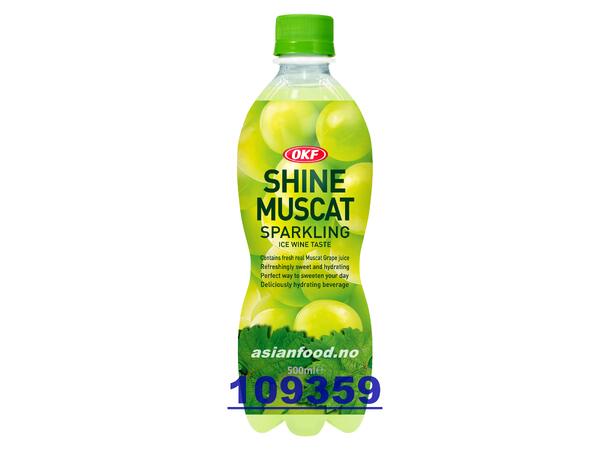 OKF Fruit sparkling Shine Muscat 20x500g Nuoc soda trai cay - Nho  KR