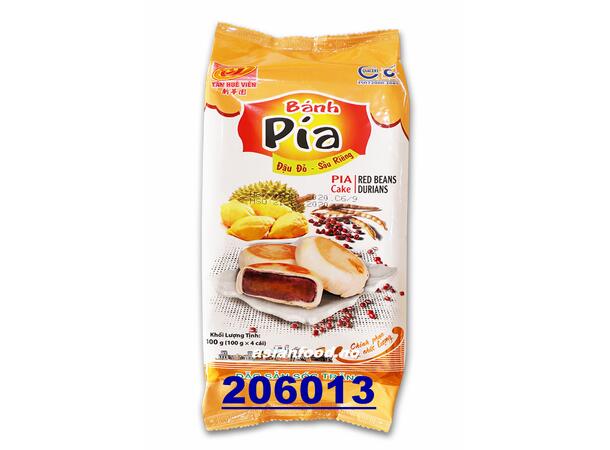 T.H.V Pia cake red bean - durian 30x400g Banh Pia dau do - sau rieng  VN