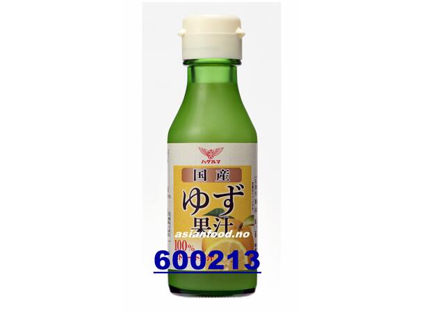 HAGURUMA Yuzu juice 100% Nuoc Yuzu Nhat 12x100ml  JP