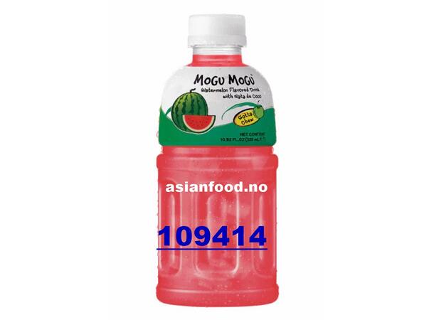 MOGU Watermelon flv drink & Nata De Coco Nuoc dua hau voi thach dua 24x320ml  TH