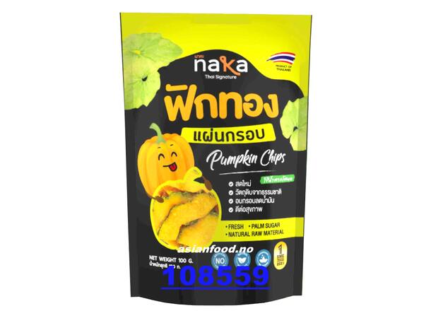 NAKA Pumpkin chips 24x100g Banh chips Bi Ngo  TH