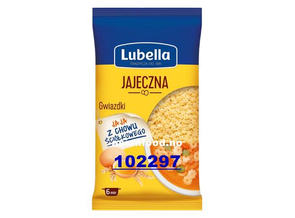 LUBELLA Stars 2-egg pasta 20x250g Nui ngoi sao Gwiazdk  PL