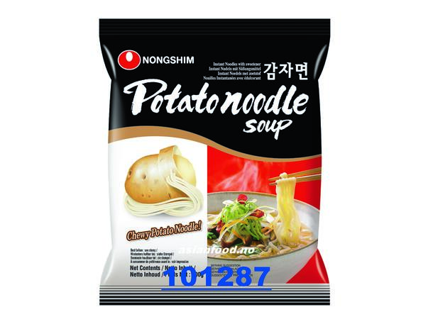 NONGSHIM Potato noodle soup 20x100g Mi goi khoai tay  KR
