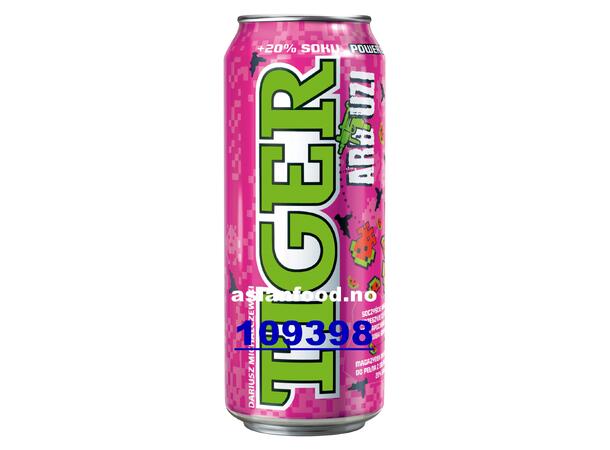 TIGER Carbonated energy drink - ARBUZI Nuoc tang luc 12x500ml PL
