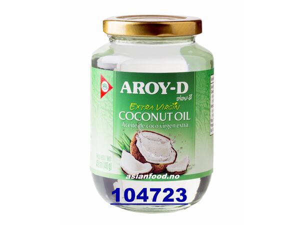 AROY-D Extra virgin coconut oil 12x450ml Dau dua nguyen chat 100%  TH