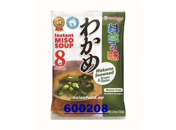 MARUKOME Instant miso soup - WAKAME Sup miso an lien 10x152g  JP