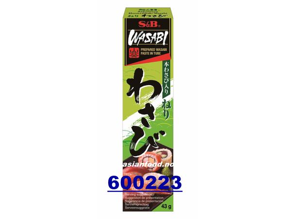 S&B Wasabi paste (in tube) 10x(10x43g) Ot wasabi Nhat  JP