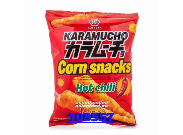KOIKEYA Karamucho corn snacks hot chilli Banh chips Nhat - Bap 12x65g  VN