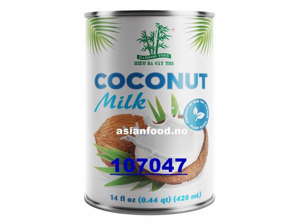 BAMBOO TREE Coconut milk easy open can Nuoc cot dua 24x400ml  VN