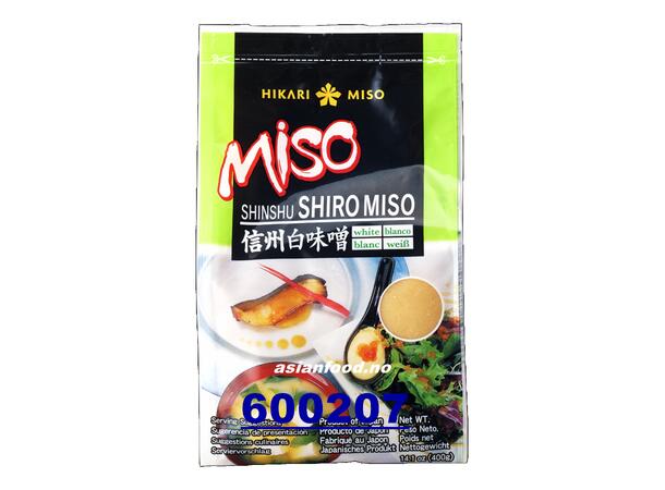 HIKARI MISO Shinshu Shiro Miso - White Bot sup Miso trang 10x400g  JP