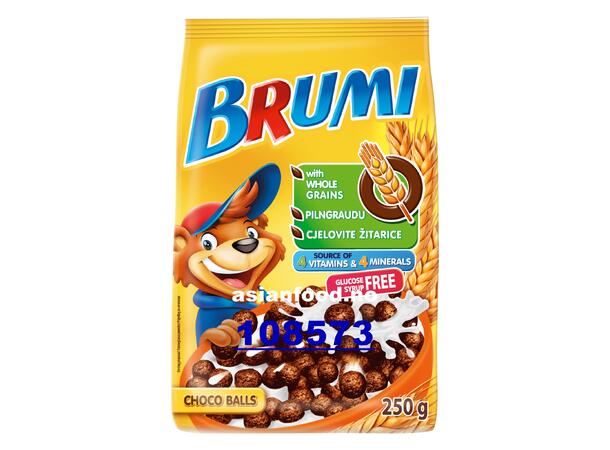 BRUMI Breakfast cereals Chocolate balls Ngu coc Socola 12x250  PL