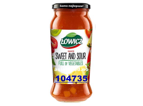 LOWICZ Sweet and Sour sauce 6x500g Nuoc xot ca chua ngot  PL