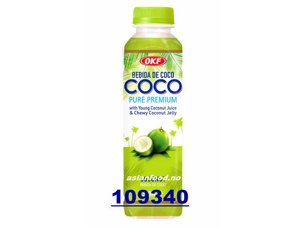 OKF Coconut original jelly drink Nuoc dua voi thach 20x500ml  KR