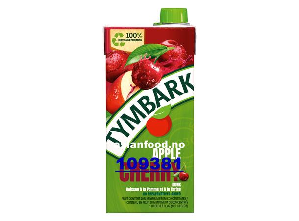 TYMBARK Cherry Apple drink 12x1L Nuoc Anh Dao & Tao  PL