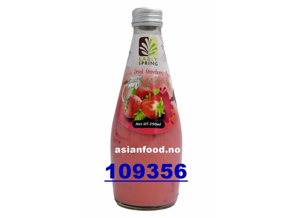 EARLY SPRING Falooda drink - Strawberry Nuoc uong Falooda vi Dau 24x290ml  TH