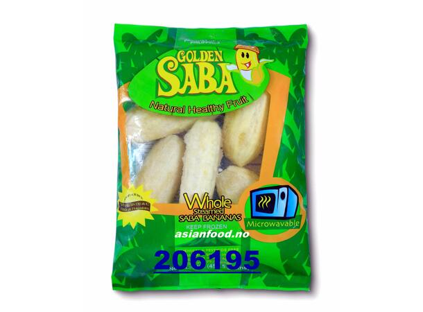 GOLDEN SABA Steamed Saba banana - Whole Chuoi hap Phi 12x454g  PH
