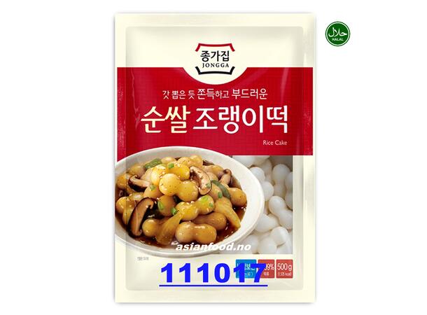JONGGA Rice cake - ball 10x500g (4*C) Banh gao Korea (tron)  KR