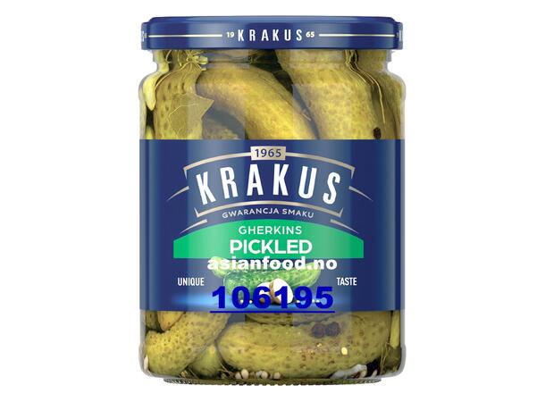 KRAKUS Gherkins pickled 6x500g Dua chuot ngam chua  PL