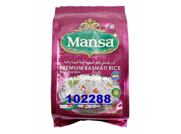 MANSA Steam basmati rice 20x1kg Gao An Do  IN