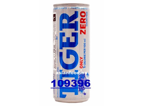 TIGER Carbonated energy drink - ZERO Nuoc tang luc khong duong 12x250ml  PL