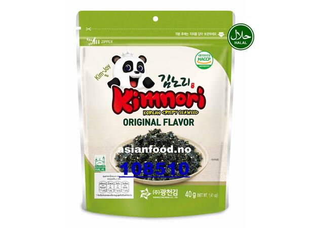 KIMNORI Korean crispy seaweed- Original Rong bien an lien (chips) 20x40g  KR
