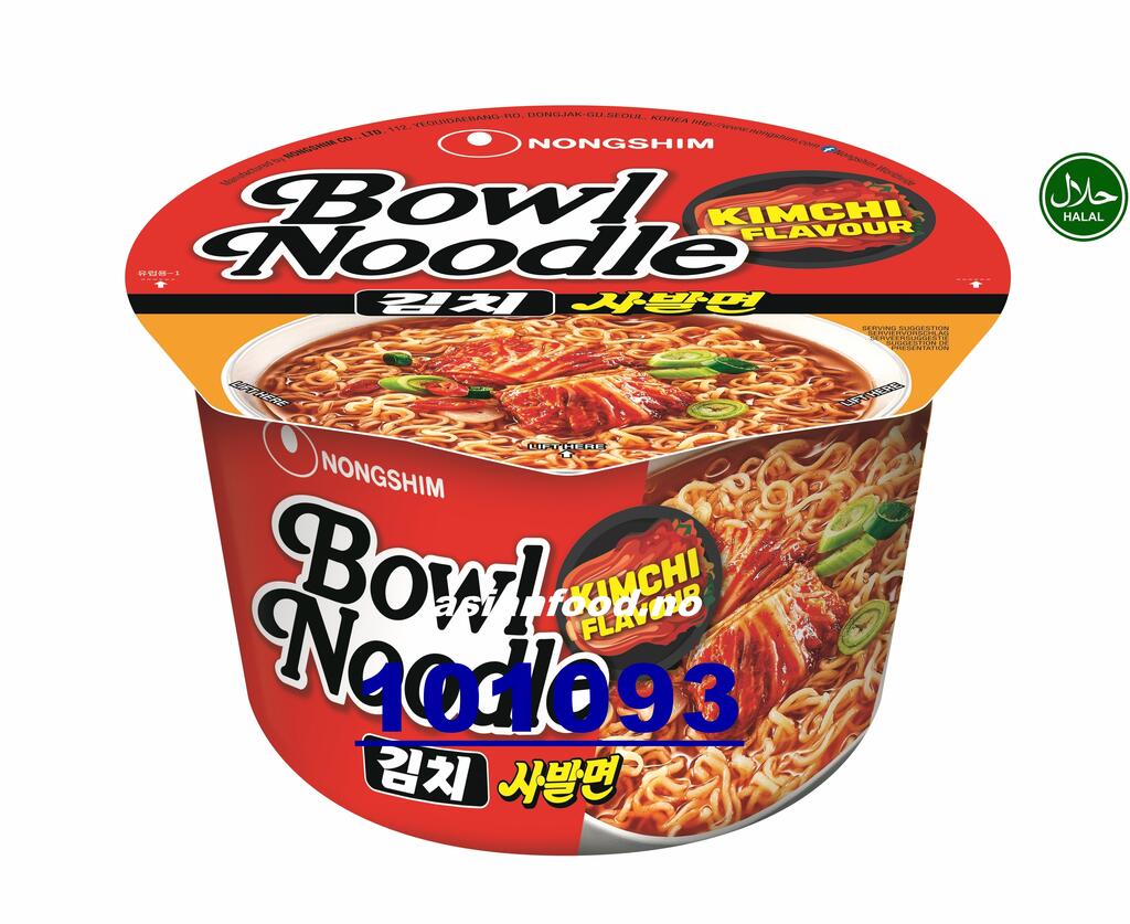 NONGSHIM Instant noodle soup Kimchi BOWL Mi TO kimchi 12x100g KR