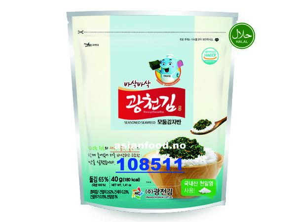 KIMNORI Seasoned seaweed assorted flavor Rong bien an lien (chips) 20x40g  KR