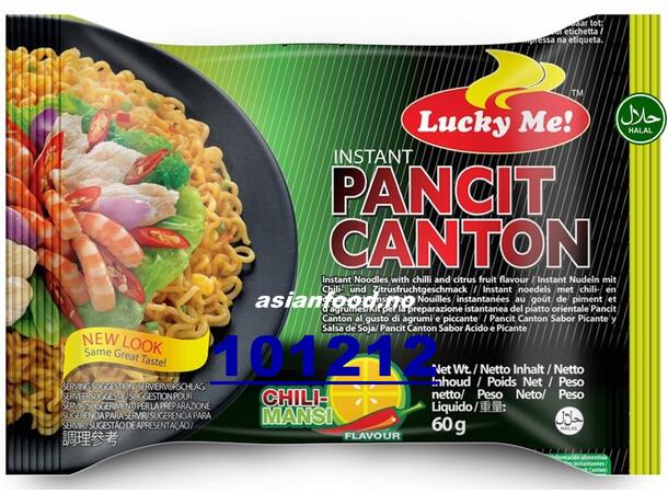 L.M Instant pancit canton CHILIMANSI flv LUCKY ME Mi goi Phi - Chua cay 24x60g TH