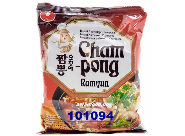 NONGSHIM Instant noodle champong ramyun Mi goi Chamyong 20x124g  KR