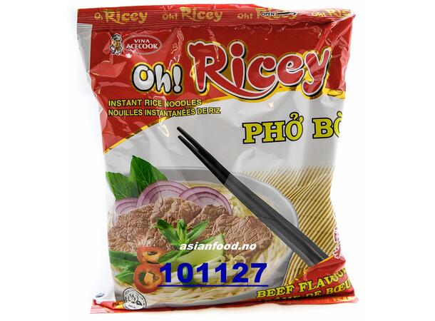 OH! RICEY Instant rice noodle beef flv Pho bo 3x(24x70g)  VN