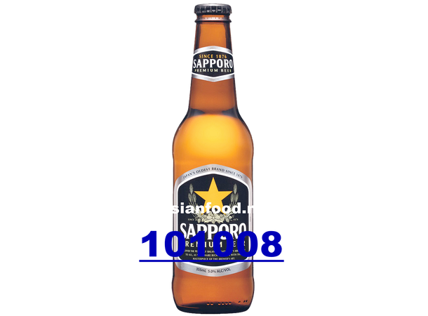 SAPPORO Japanese Premium beer 4,7% 24x330ml  IE
