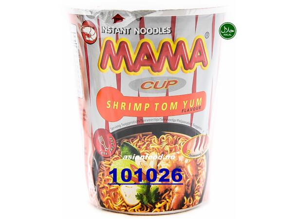 MAMA Noodle shrimp tom yum flavour CUP Mi LY lau thai tom 12x70g  TH