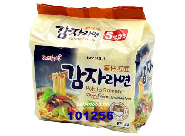 SAMYANG Instant noodles Potato ramen Mi goi khoai tay 8x(5x120g)  KR