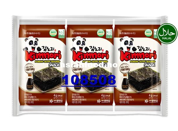 KIMNORI Korean crispy seaweed snack Rong bien an lien (chips) 24x(3x4g)  KR
