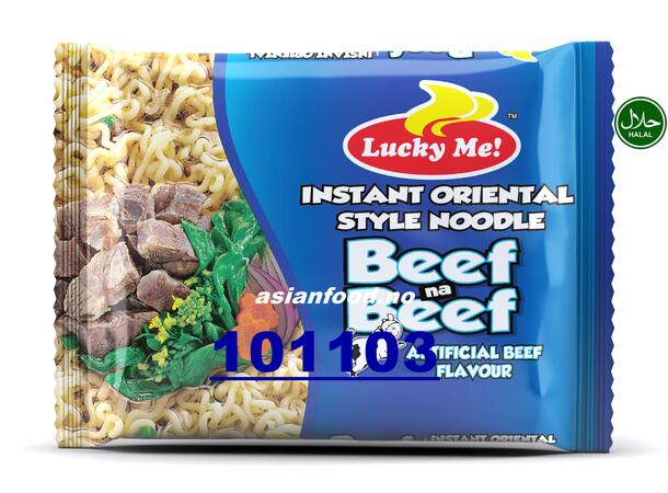 L.M Instant noodles beef na BEEF flavour LUCKY ME Mi goi Phi - Bo 24x55g  TH