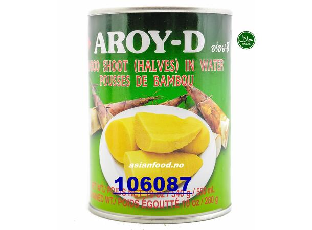 AROY-D Bamboo shoot half in water Mang nua cu lon 24x540g  TH