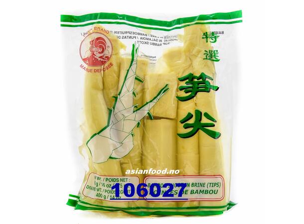 COCK Bamboo shoot tip peeled (bag) Mang cay bi 36x454g  TH