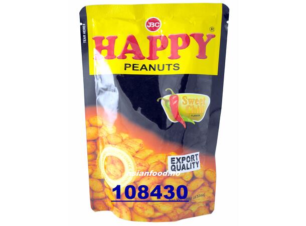 HAPPY Peanuts sweet chilli 24x100g Dau phung Phi cay & ngot  PH