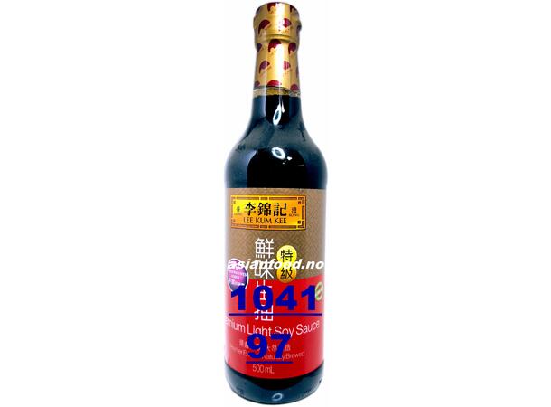 LEE KUM KEE Premium light soy sauce Xi dau lot 12x500ml  CN