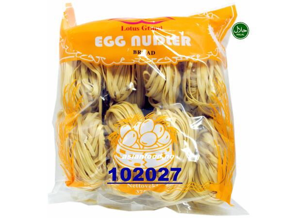 LOTUS Dried egg noodle (broad) 24x375g Mi trung soi lon  CN