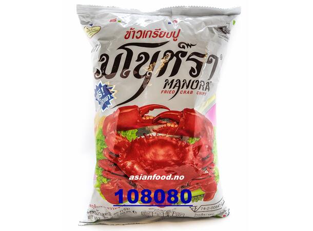 MANORA Fried crab chips 24x75g Banh phong CUA  TH