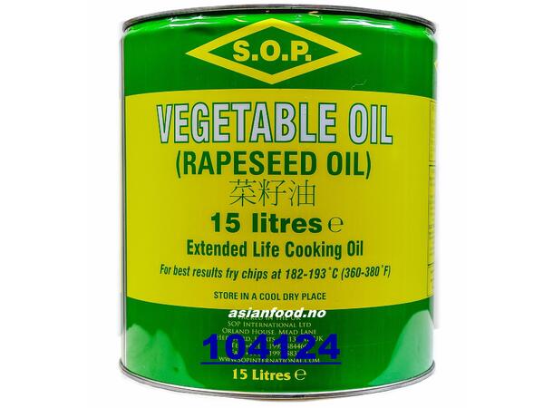 SOP Vegetable (Rapeseed) oil 15L Dau rap  UK