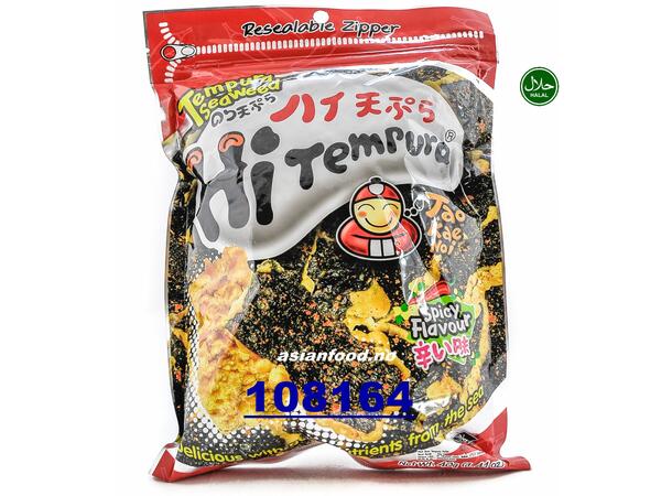 TAOKAENOI Tempura seaweed - SPICY 48x40g Rong bien chips  TH