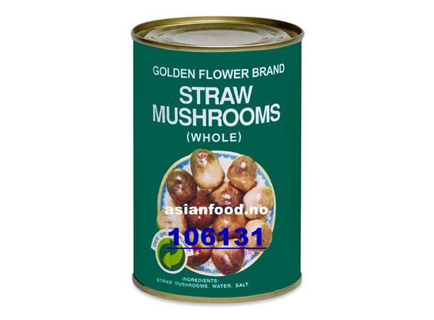 GOLDEN FLOWER Straw mushroom WHOLE Nam rom lon 24x425g  CN