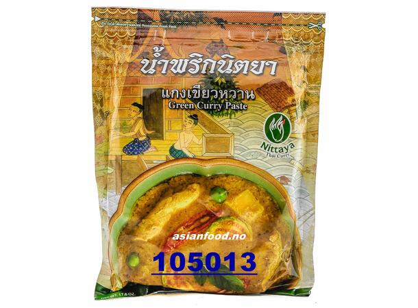 NITTAYA Green curry paste 10x1kg Cari xanh  TH
