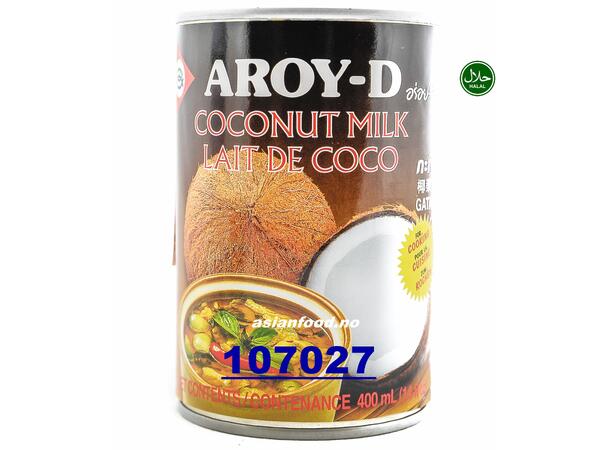 AROY-D Coconut milk for cooking 24x400ml Nuoc cot dua cooking  TH