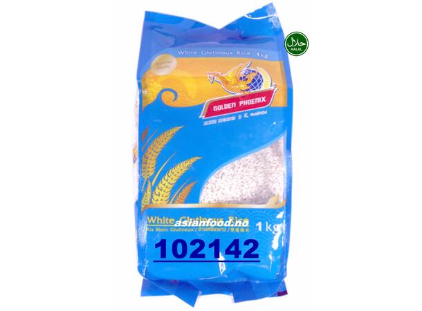 GOLDEN PHOENIX Thai white glutinous rice Gao nep PHUNG 12x1kg  TH