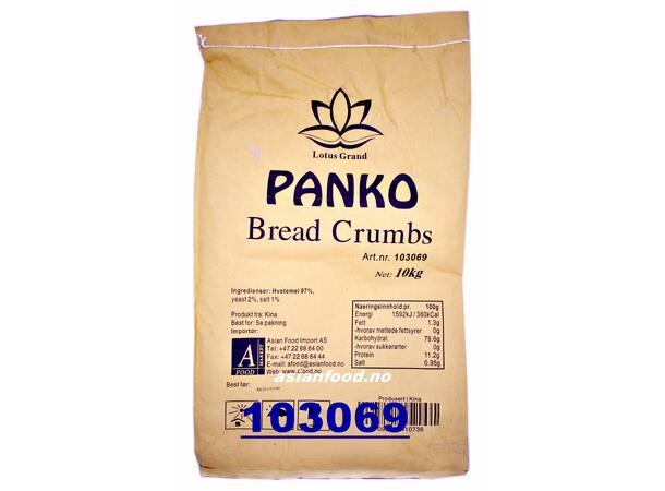 LOTUS Bread crumbs (PANKO) 10KG Bot lan tom com  CN